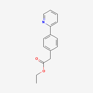 B8630876 Ethyl 2-(4-(pyridin-2-YL)phenyl)acetate CAS No. 52199-25-4