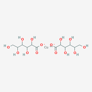 molecular formula C12H22CuO14 B086309 葡萄糖酸铜 CAS No. 13005-35-1
