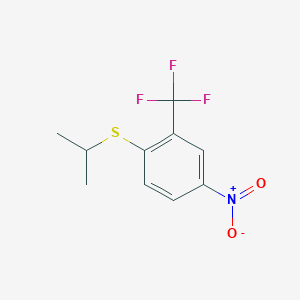 4-Nitro-1-[(propan-2-yl)sulfanyl]-2-(trifluoromethyl)benzene
