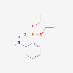 molecular formula C10H16NO3P B8630954 2-(Diethoxyphosphinyl)benzeneamine 