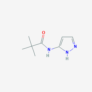 molecular formula C8H13N3O B8630957 2,2-dimethyl-N-(1H-pyrazol-3-yl)-propionamide 