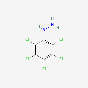 molecular formula C6H3Cl5N2 B8631011 Pentachlorophenylhydrazine 