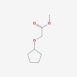 molecular formula C8H14O3 B8631012 Cyclopentyloxy-acetic acid methyl ester 