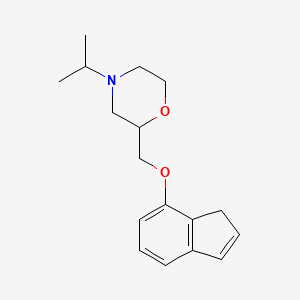2-{[(1H-Inden-7-yl)oxy]methyl}-4-(propan-2-yl)morpholine