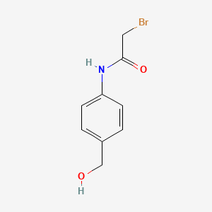 molecular formula C9H10BrNO2 B8631099 4-((Bromoacetyl)amino)benzyl Alcohol 
