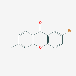 molecular formula C14H9BrO2 B8631138 2-bromo-6-methyl-9H-xanthen-9-one 