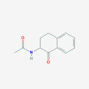 N-(1-oxo-3,4-dihydro-2H-naphthalen-2-yl)acetamide