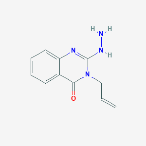 molecular formula C11H12N4O B8631215 3-allyl-2-hydrazino-quinazolin-4(3H)-one 