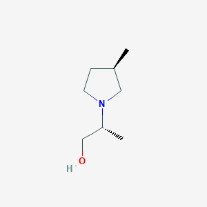 (R)-2-((R)-3-Methylpyrrolidin-1-yl)propan-1-ol