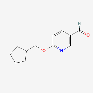 6-(Cyclopentylmethoxy)nicotinaldehyde