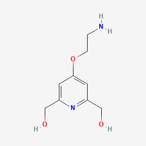 4-[2-Aminoethoxy]-2,6-bis(hydroxymethyl)pyridine