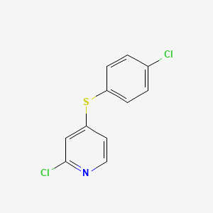 2-Chloro-4-(4-chlorophenylthio)pyridine