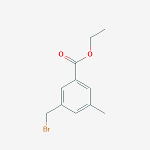 3-Bromomethyl-5-methylbenzoic acid, ethyl ester