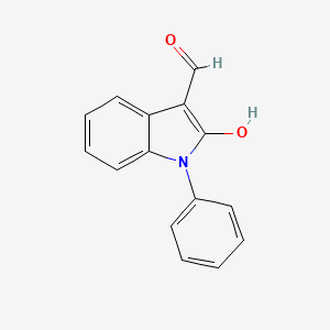 3-(Hydroxymethylidene)-1-phenyl-1,3-dihydro-2H-indol-2-one