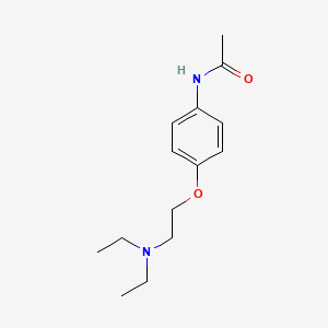 molecular formula C14H22N2O2 B8631495 N-[4-(2-Diethylaminoethoxy)phenyl]acetamide CAS No. 5426-71-1