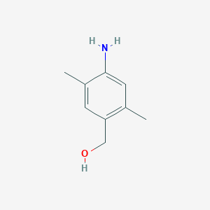 molecular formula C9H13NO B8631507 (4-Amino-2,5-dimethylphenyl)methanol 