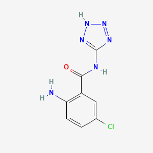 2-amino-5-chloro-N-(1H-tetrazol-5-yl)benzamide