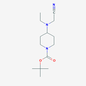 tert-butyl 4-[cyanomethyl(ethyl)amino]piperidine-1-carboxylate