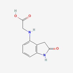 molecular formula C10H10N2O3 B8631675 N-(2-Oxo-2,3-dihydro-1H-indol-4-yl)glycine 