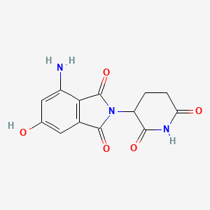 molecular formula C13H11N3O5 B8631698 Pomalidomide-6-OH 