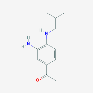 1-[3-Amino-4-(isobutylamino)phenyl]ethanone