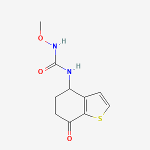 N-Methoxy-N'-(7-oxo-4,5,6,7-tetrahydro-1-benzothiophen-4-yl)urea