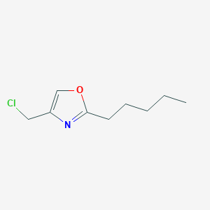 4-(Chloromethyl)-2-pentyl-1,3-oxazole