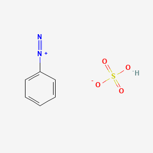 molecular formula C6H6N2O4S B8631801 Benzenediazonium sulfate CAS No. 36211-73-1