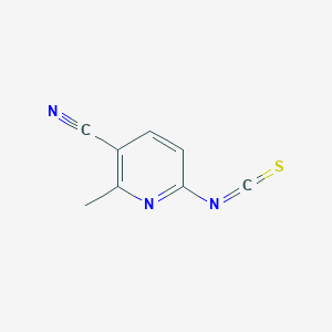 molecular formula C8H5N3S B8631845 6-Isothiocyanato-2-methylnicotinonitrile 