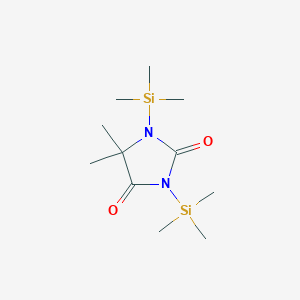 B8631899 2,4-Imidazolidinedione, 5,5-dimethyl-1,3-bis(trimethylsilyl)- CAS No. 66448-28-0