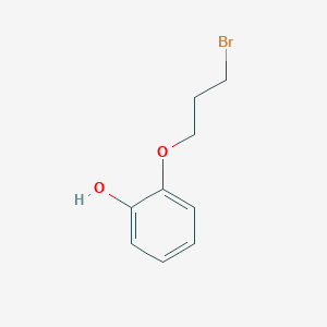 molecular formula C9H11BrO2 B8631995 2-(3-Bromo-propoxy)-phenol 