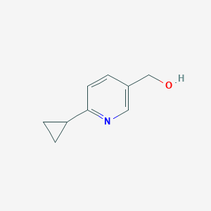 molecular formula C9H11NO B8632066 (6-Cyclopropylpyridin-3-yl)methanol 