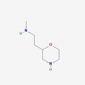molecular formula C7H16N2O B8632067 2-(2-Methylaminoethyl)morpholine 