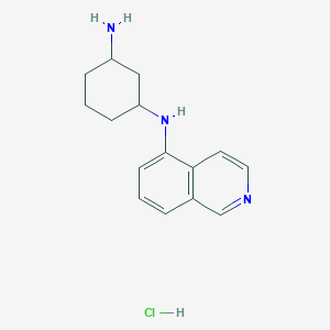 molecular formula C15H20ClN3 B8632107 N-(5-Isoquinolyl)-1,3-cyclohexanediamine hydrochloride CAS No. 651307-11-8