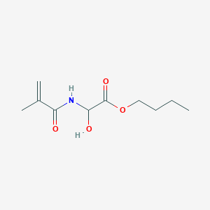 molecular formula C10H17NO4 B8632143 Butyl hydroxy[(2-methylacryloyl)amino]acetate CAS No. 89995-72-2