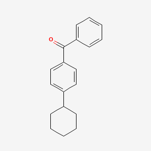 molecular formula C19H20O B8632157 (4-Cyclohexylphenyl)(phenyl)methanone CAS No. 64357-69-3