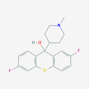 2,6-Difluoro-9-(1-methylpiperidin-4-YL)-9H-thioxanthen-9-OL