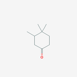 molecular formula C9H16O B8632243 3,4,4-Trimethylcyclohexan-1-one 