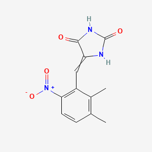 5-[(2,3-Dimethyl-6-nitrophenyl)methylidene]imidazolidine-2,4-dione