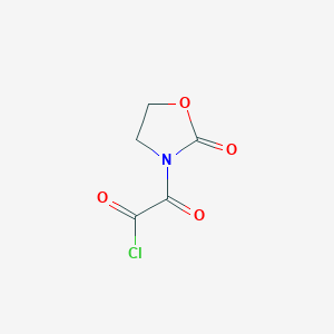 molecular formula C5H4ClNO4 B8632263 Oxo(2-oxo-1,3-oxazolidin-3-yl)acetyl chloride CAS No. 75907-02-7