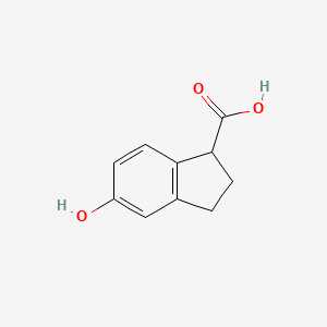 5-hydroxy-2,3-dihydro-1H-indene-1-carboxylic acid