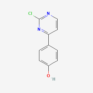 4-(2-Chloro-pyrimidin-4-yl)-phenol