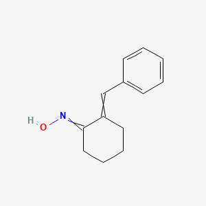 molecular formula C13H15NO B8632307 2-Benzalcyclohexanone oxime 