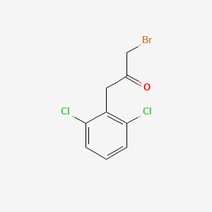 molecular formula C9H7BrCl2O B8632476 1-Bromo-3-(2,6-dichloro-phenyl)-propan-2-one 