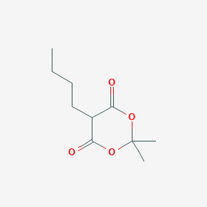 molecular formula C10H16O4 B8632511 5-Butyl-2,2-dimethyl-1,3-dioxane-4,6-dione CAS No. 57742-51-5
