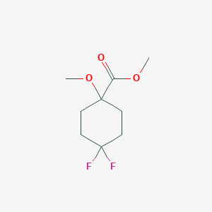 Methyl 4,4-difluoro-1-methoxycyclohexanecarboxylate