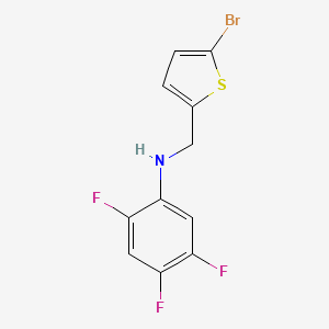 (5-Bromothiophen-2-ylmethyl)-(2,4,5-trifluorophenyl)amine