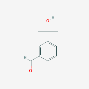 molecular formula C10H12O2 B8632618 3-(2-Hydroxypropan-2-yl)benzaldehyde 