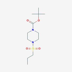 molecular formula C12H24N2O4S B8632631 Tert-butyl 4-(propylsulfonyl)piperazine-1-carboxylate 