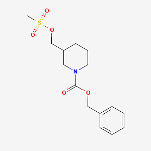 1-Benzyloxycarbonyl-3-mesyloxymethylpiperidine